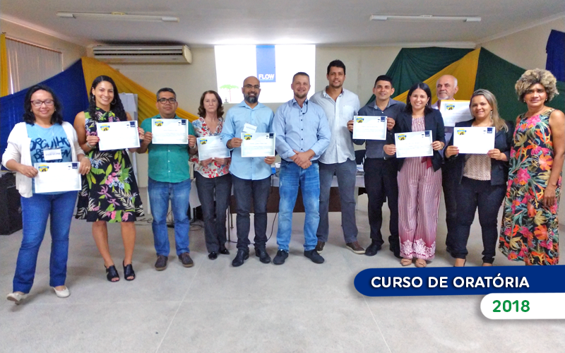 Turma do curso de oratória, 2018