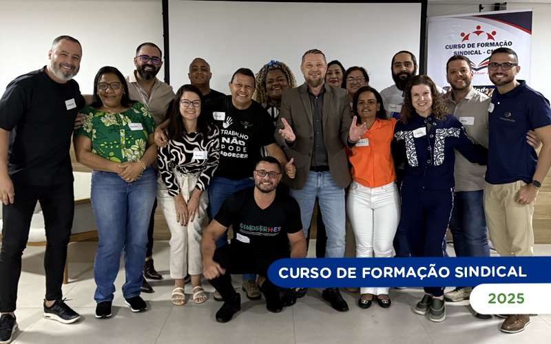 Curso de formação sindical, 2025